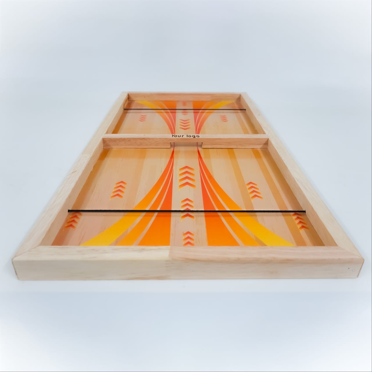 American Pine Wood Three in One SLING PUCK game