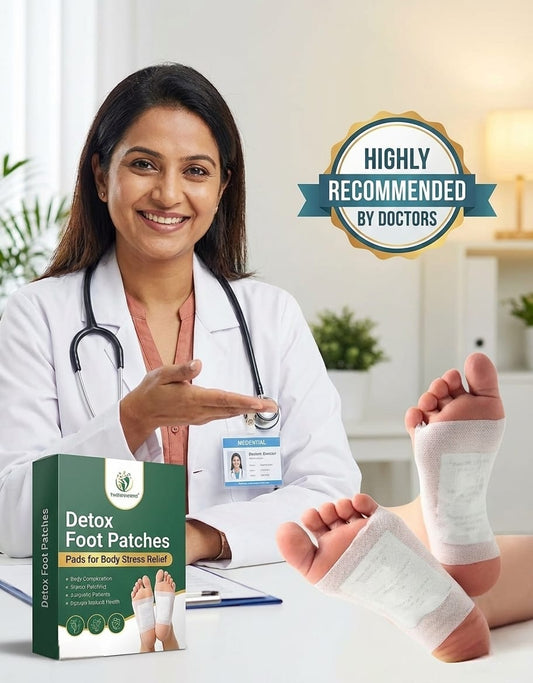 Herbal Detox Foot Pads – Deep Cleanse & Stress Relief (10 Pads)