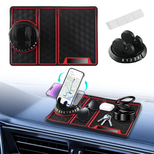 Premium 4-in-1 Nano Polymer Grip Pad (Multi-Use Dashboard Holder)