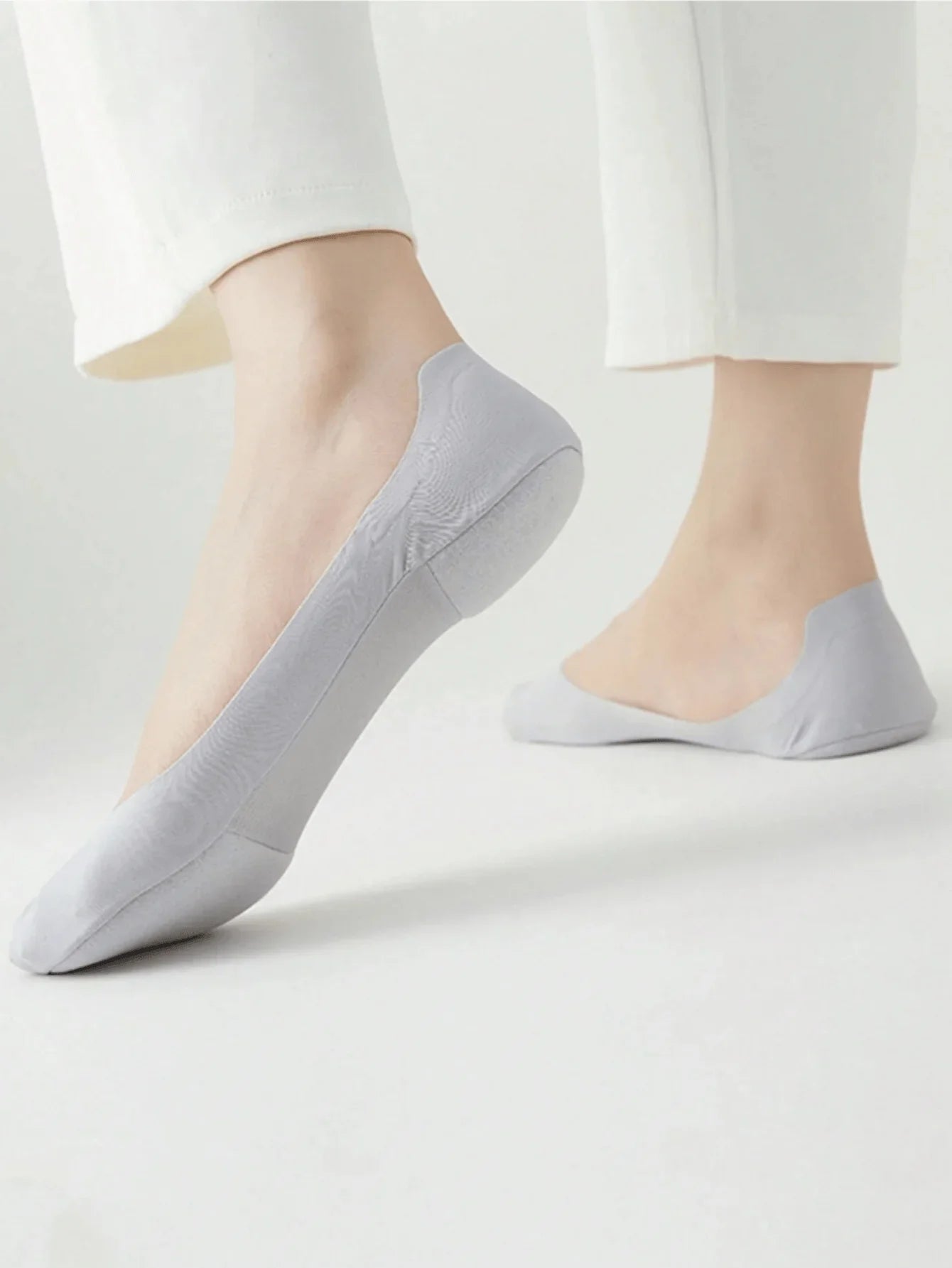 Women'S Boat Socks for Plantar Fasciitis | Shock-Absorbing Insoles, Invisible Non-Slip Foot Pads for Comfortable Support