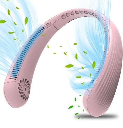 Portable Bladeless Hanging Rechargeable Neck Fan