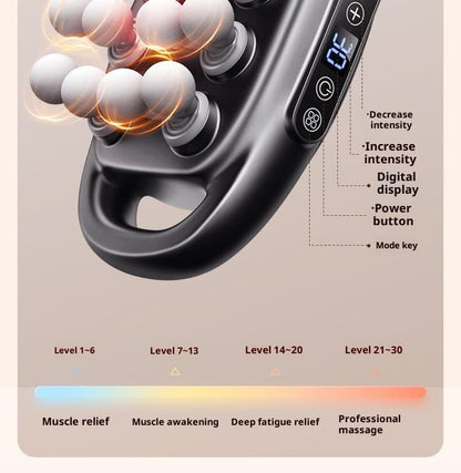PulseForce™ Pro 16-head Waist And Back Massage Gun
