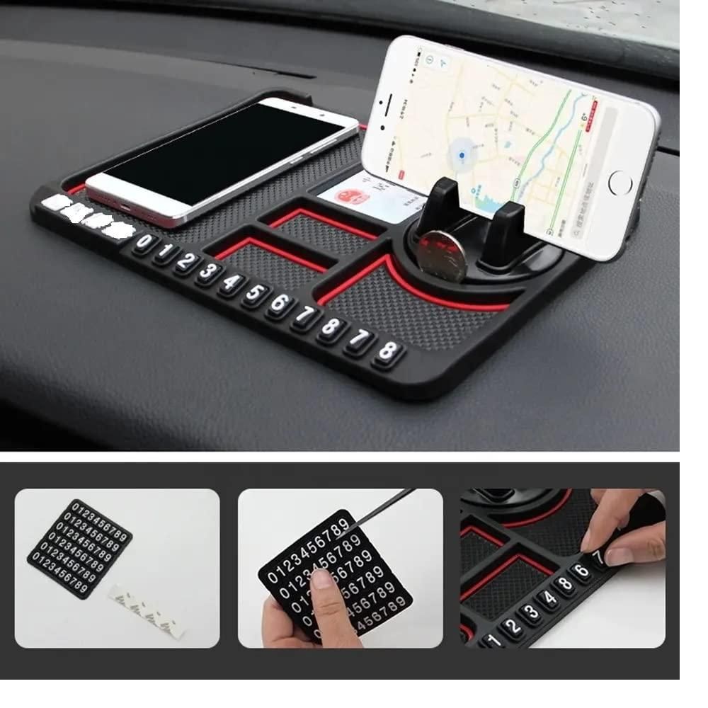 Premium 4-in-1 Nano Polymer Grip Pad (Multi-Use Dashboard Holder)