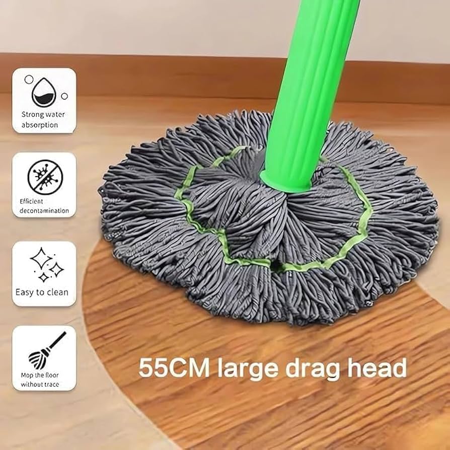 Self-twisting Water Rotating Mop