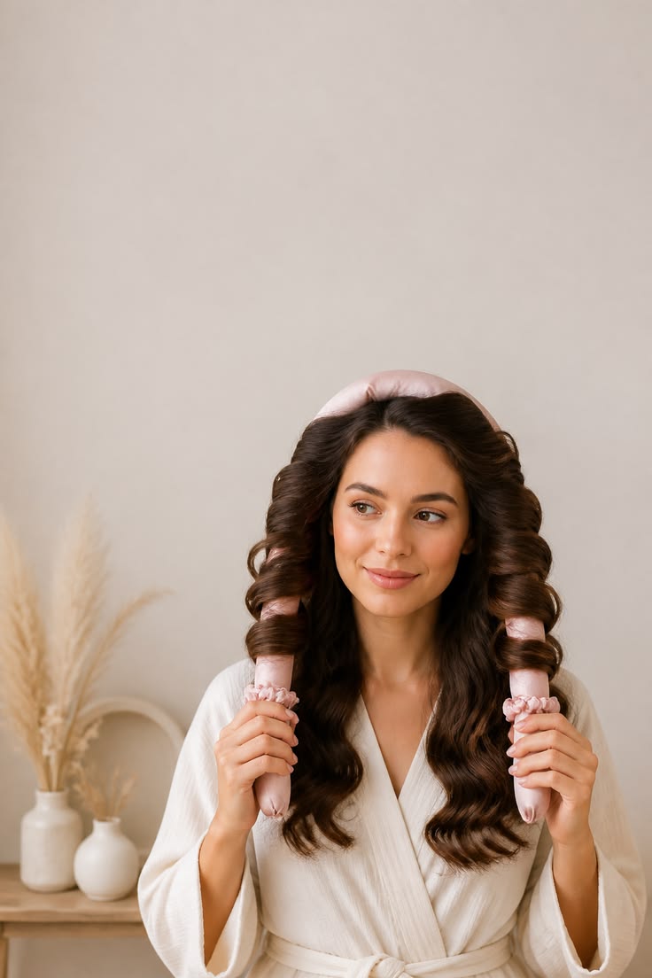 SilkWave™ 3rd-Gen Heatless Hair Curler (Set of 3)