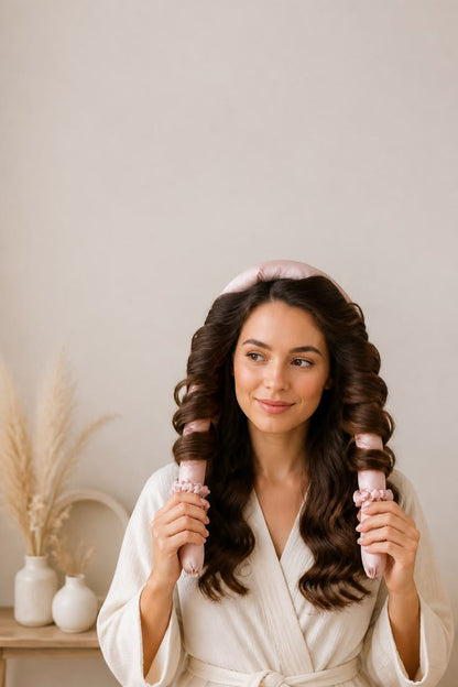 SilkWave™ 3rd-Gen Heatless Hair Curler (Set of 3)