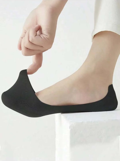 Women'S Boat Socks for Plantar Fasciitis | Shock-Absorbing Insoles, Invisible Non-Slip Foot Pads for Comfortable Support
