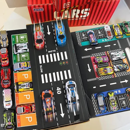48 Pull Back Toy Cars Set for Kids
