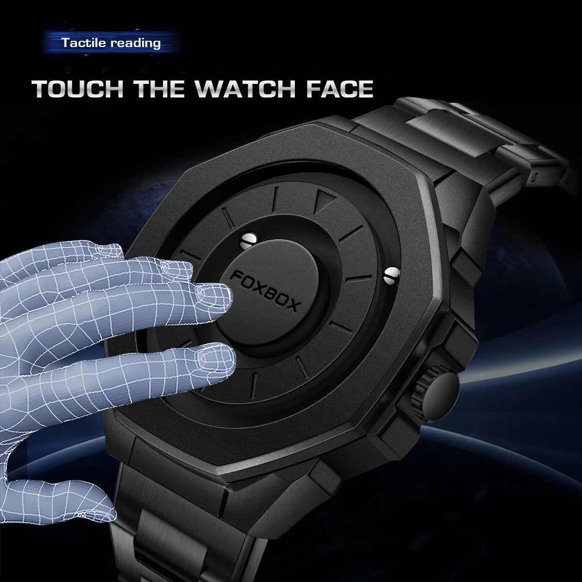 Fashion Men'S Watch Waterproof Sports Military Quartz Wristwatches Luxury Rolling Magnetic Steel Ball Business Man Watch