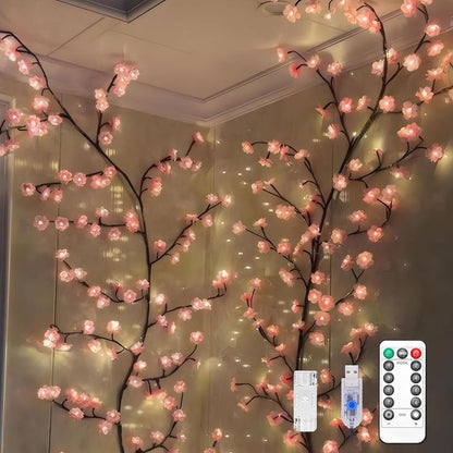72 Premium Cherry Blossom LED Wall Light Garland