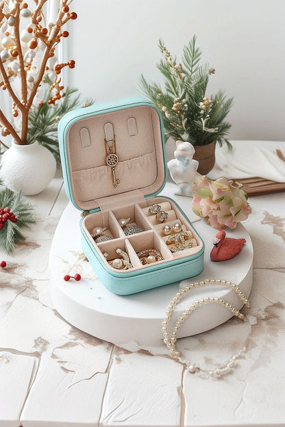 Mini Travel Jewelry Organizer Box