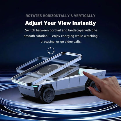 CyberDock+™ 3-in-1 Magnetic Wireless Charging Station