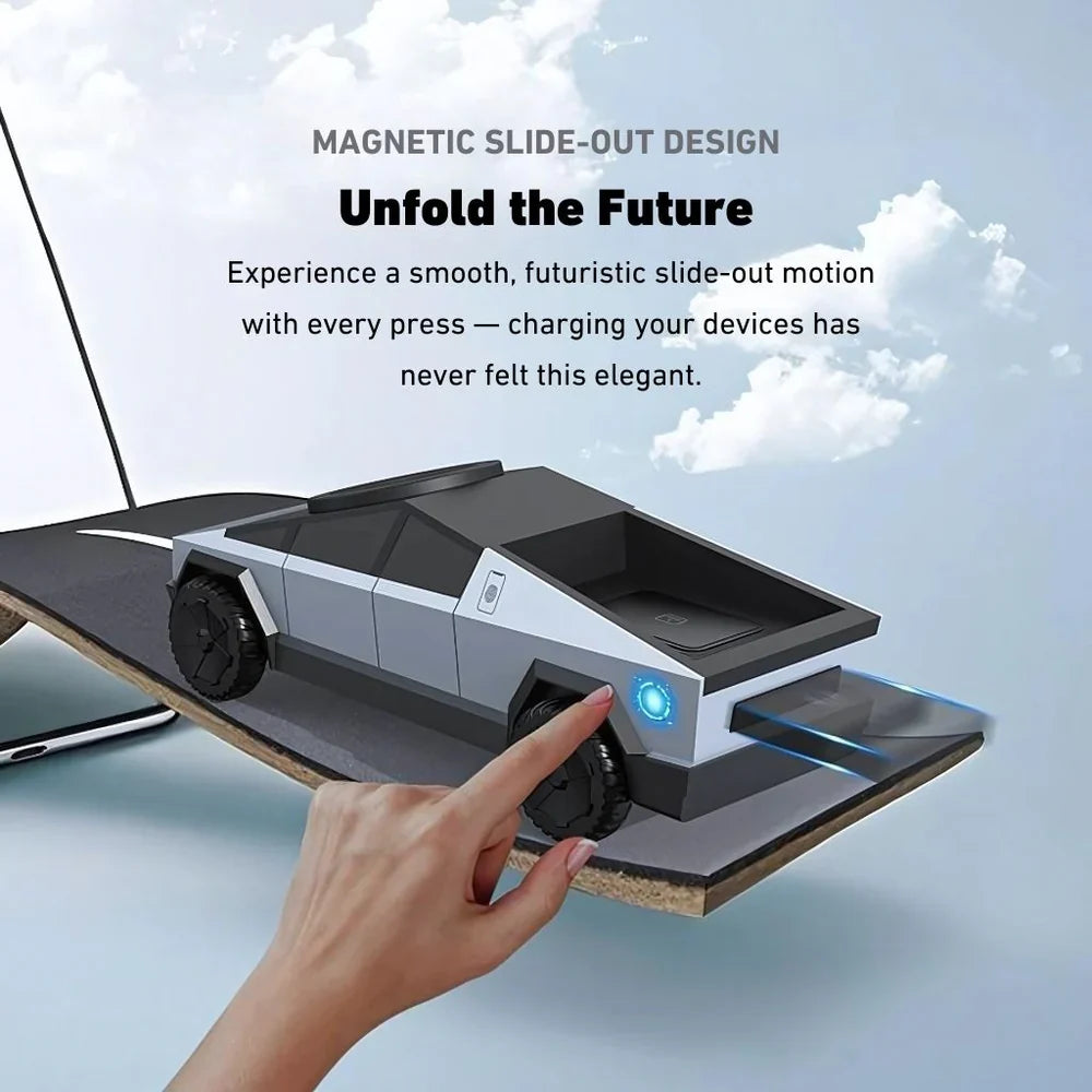 CyberDock+™ 3-in-1 Magnetic Wireless Charging Station