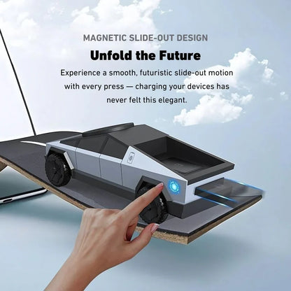 CyberDock+™ 3-in-1 Magnetic Wireless Charging Station