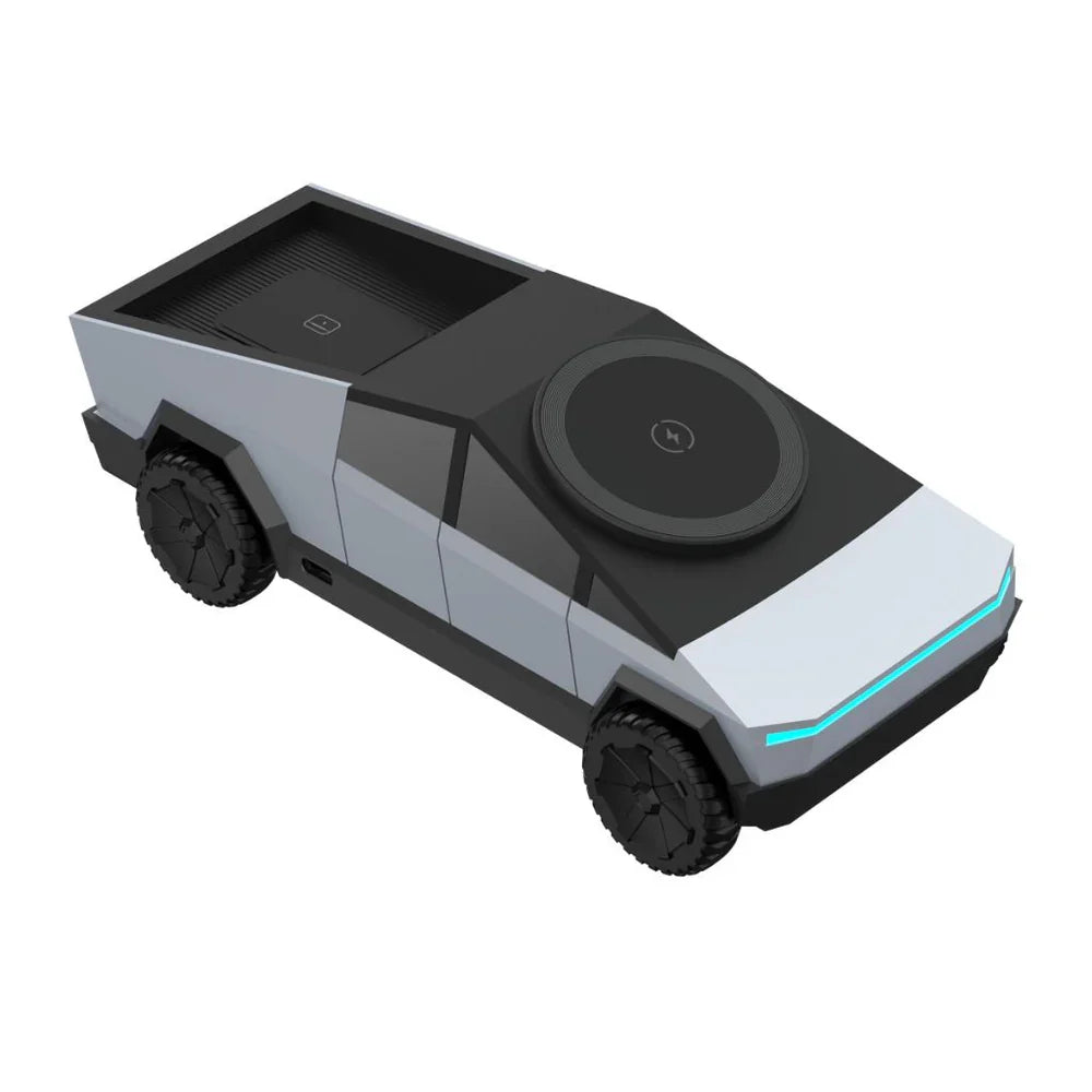 CyberDock+™ 3-in-1 Magnetic Wireless Charging Station