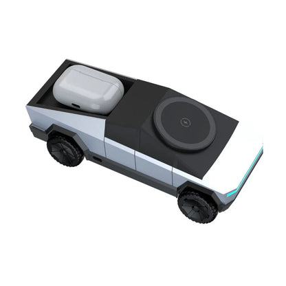 CyberDock+™ 3-in-1 Magnetic Wireless Charging Station