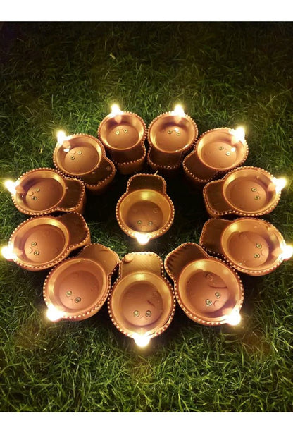 Water Sensor LED Flameless Diya Light