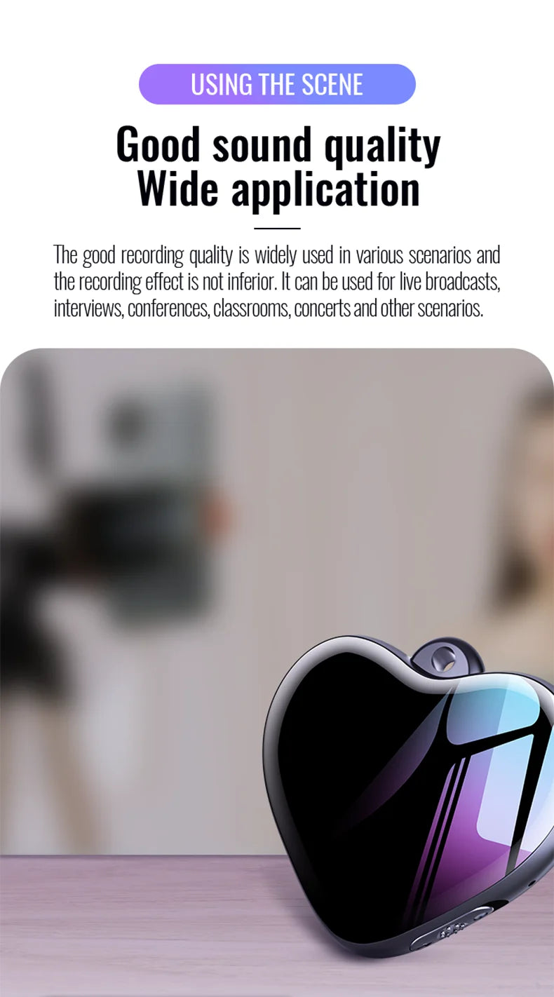 EchoHeart™ Mini Voice Recorder