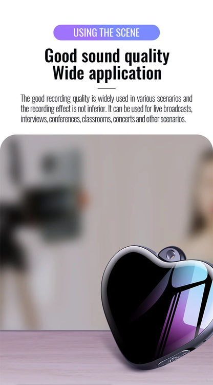 EchoHeart™ Mini Voice Recorder