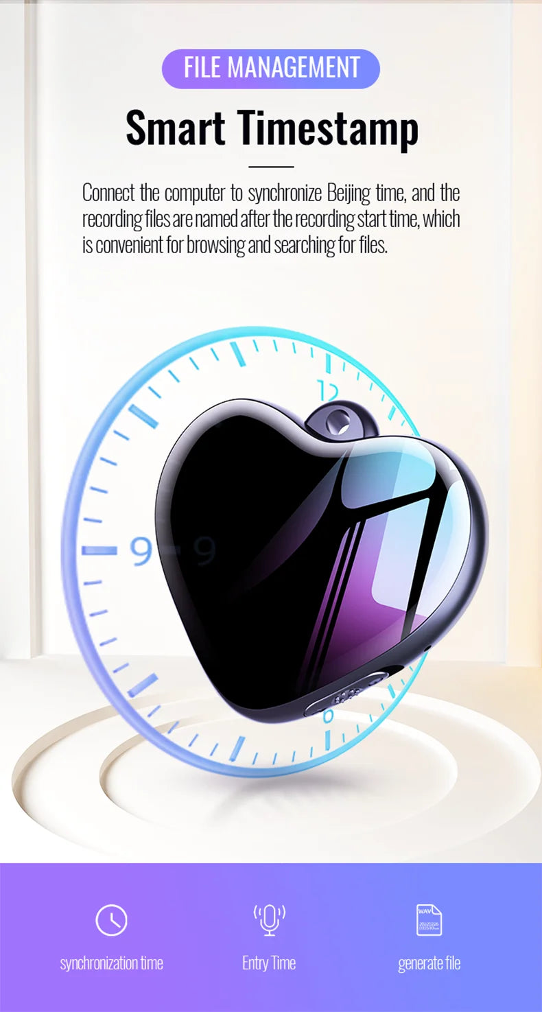 EchoHeart™ Mini Voice Recorder