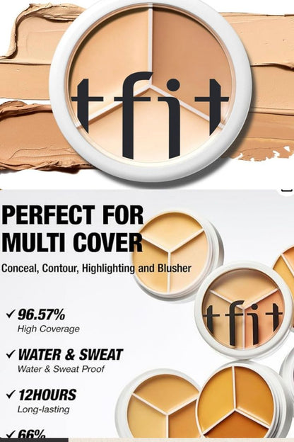 Full Cover Up Pro Concealer Palette – Matte, Waterproof & Long-Lasting