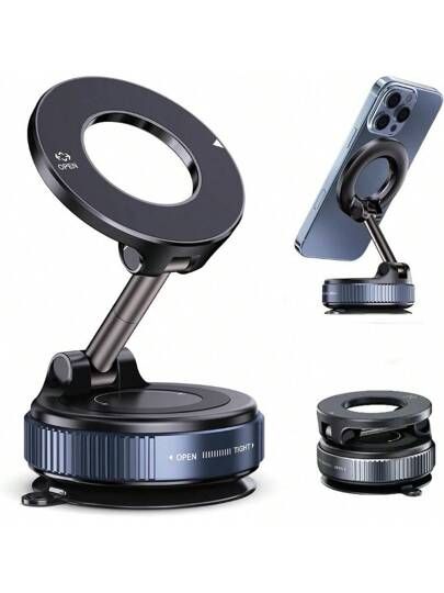Vacuum Magnetic Suction Phone Holder