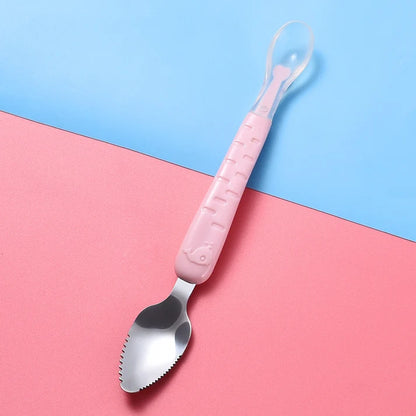 BabyBlush™ Double-Headed Fruit Scraping Spoon