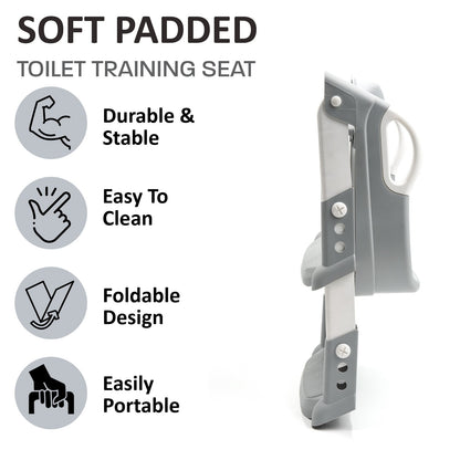 Kid Children Baby Potty Training Toilet Seat Toddler Urinal Chair Ladder Trainer