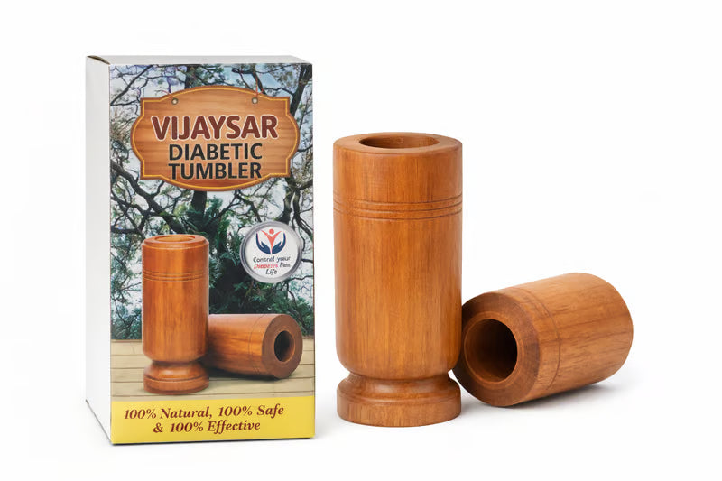 Diabetes Control Herbal Wooden Wellness Tumbler