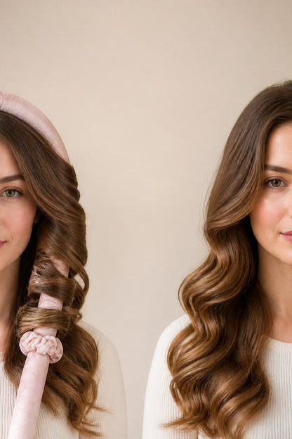 SilkWave™ 3rd-Gen Heatless Hair Curler (Set of 3)