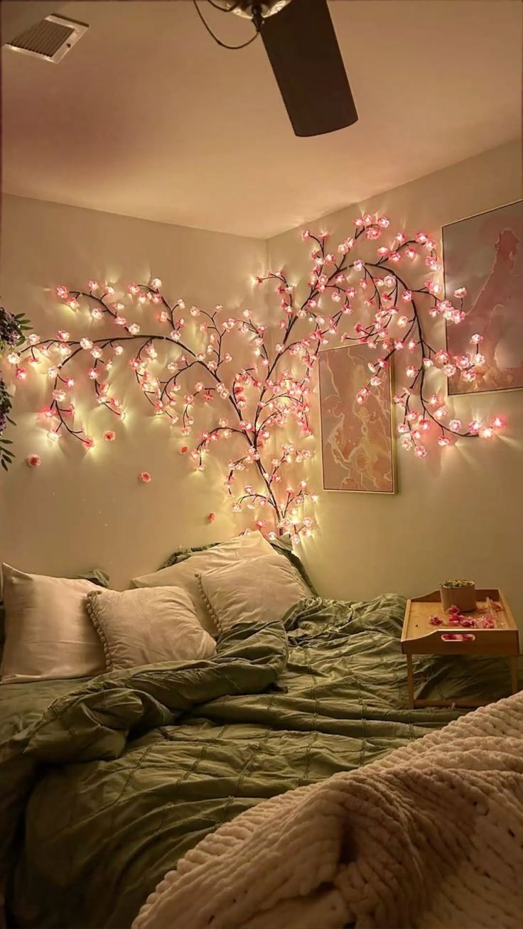 72 Premium Cherry Blossom LED Wall Light Garland