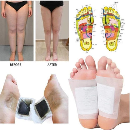 Herbal Detox Foot Pads – Deep Cleanse & Stress Relief (10 Pads)