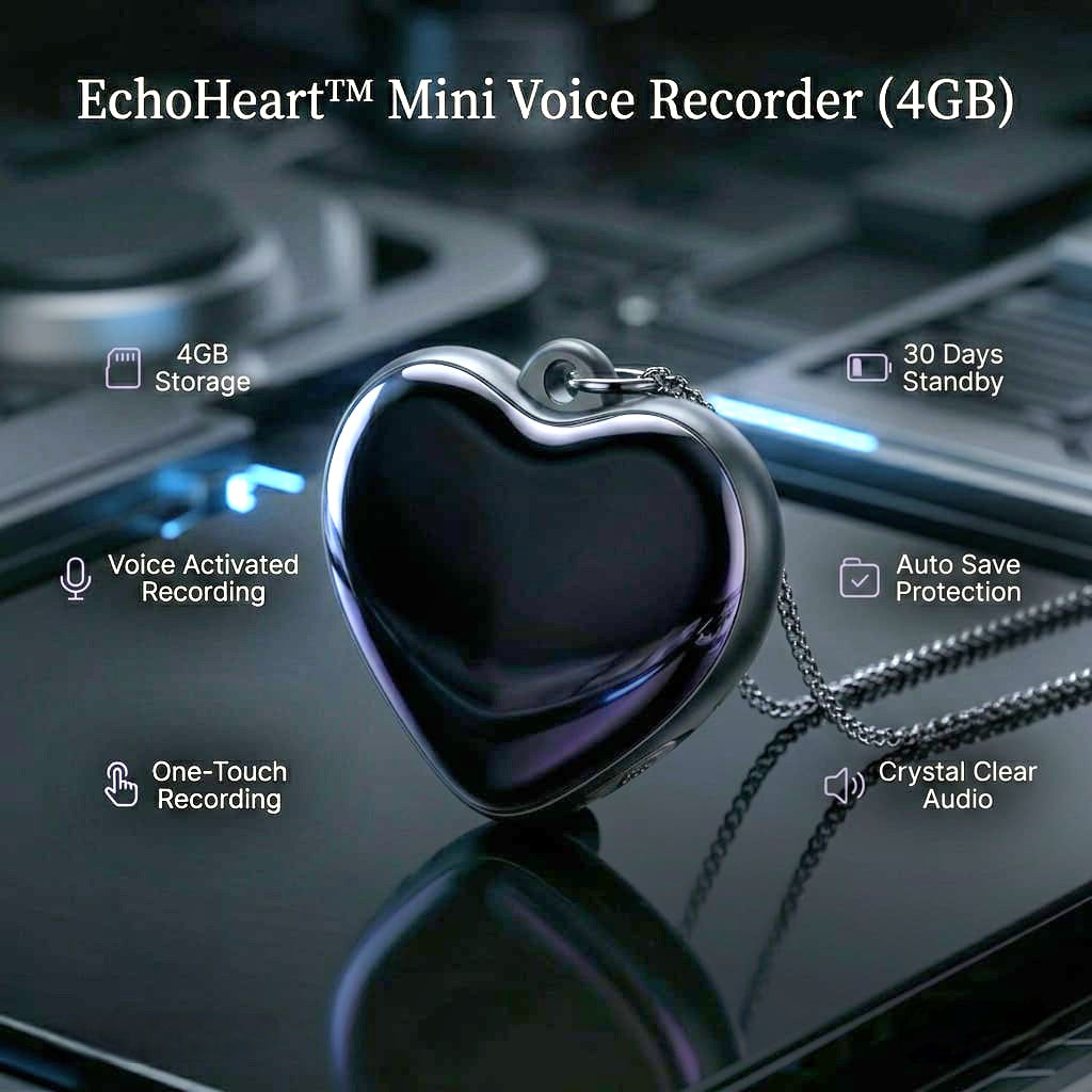 EchoHeart™ Mini Voice Recorder