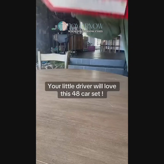 48 Pull Back Toy Cars Set for Kids